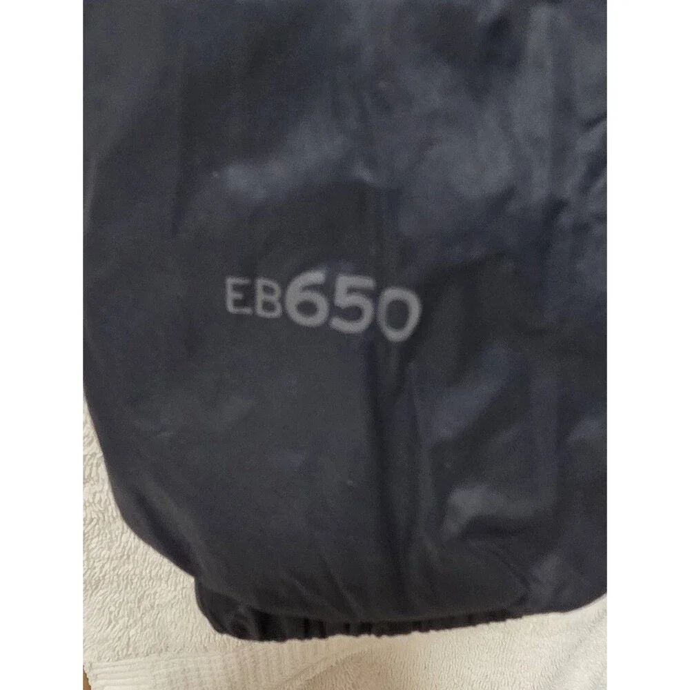 Eddie Bauer Men's CirrusLite Down Hooded Jacket Size M Blue EB650 Puffer Tear